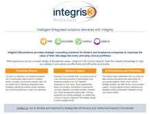Tablet Screenshot of integris3biosolutions.com